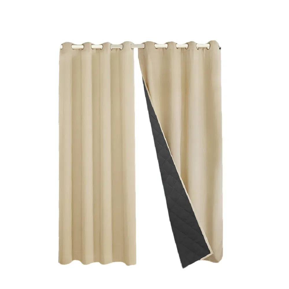 52x96 Ivory Thermal Blackout Curtain Panel Grommet Winter Draft Privacy 1 Panel