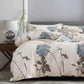Floral Duvet Cover Set Twin Queen Size Soft Microfiber Zipper Closure Bedding