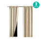 Blackout Curtains Set of 2 52x84 Thermal Rod Pocket Room Darkening Privacy