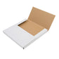 100 White Record Mailers 12.5x12.5 12" Vinyl LP Shipping Boxes Variable Depth