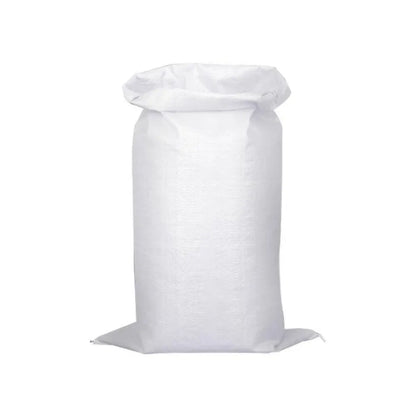 Empty Woven Sandbags Flood Barrier Tie Strings 16x27 50/100 Pack White Green