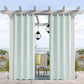 Creamy White Outdoor Curtain 50x120 Top Bottom Grommets Patio Privacy 1 Panel
