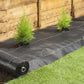 3.2oz Woven Weed Barrier Landscape Fabric 5x100 Ft Heavy Duty Ground Cover Roll
