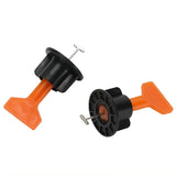 100PCS Tile Leveling System Reusable Tile Spacer Leveler Wall Floor 2 Wrenches