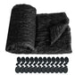 10x10ft Black Shade Cloth Garden Sun Shade Net Greenhouse Plant Cover Clips