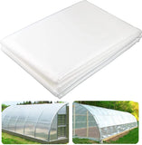 12x16 Greenhouse Film Polyethylene UV Resistant Clear Grow Tunnel Cover