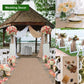 63in x 50ft Jute Burlap Fabric Roll Natural Garden Wedding DIY Craft Material