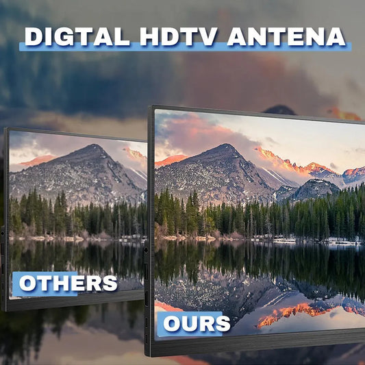 Upgraded TV Antenna Indoor Outdoor HDTV Amplified Digital TV Antenna 4K 1080P Long Range
