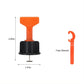 100PCS Tile Leveling System Reusable Tile Spacer Leveler Wall Floor 2 Wrenches
