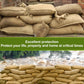 14x26 Burlap Sandbag Natural Jute Empty Flood Barrier Sack with Tie 1PC