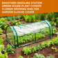 Mini Greenhouse Tunnel Clear PVC Garden Cloche Plant Cover Seedling Grow House