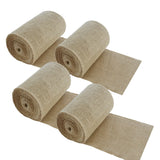 4 Rolls Burlap Tree Wrap Natural Jute Winter Plant Trunk Protector Garden Fabric