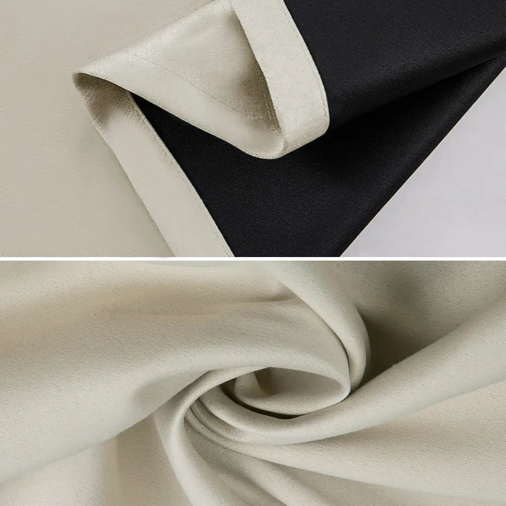 Blackout Curtains Set of 2 52x84 Thermal Grommet Room Darkening Privacy