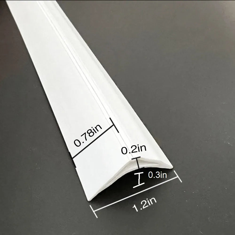 Self Adhesive Flexible Inside Corner Trim PVC Peel & Stick Baseboard Wire Hider