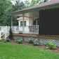 6x12 FT 90% Black Shade Cloth Grommets Pergola Patio Sun Screen Privacy Cover