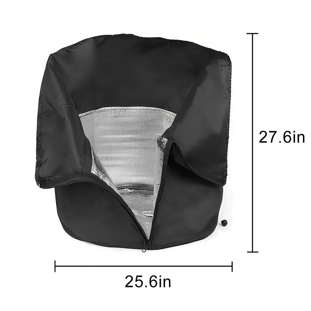 Plant Pot Thermal Insulation Bag Winter Frost Cover Zipper Drawstring Root Warm