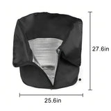 Plant Pot Thermal Insulation Bag Winter Frost Cover Zipper Drawstring Root Warm
