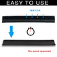 Water Activated Flood Barriers 14ft x 6.5in Sandless Sandbags 2 Pack Black