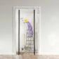 Dust Barrier Zipper Door 48x86.4 Plastic PE Construction Painting Cover 100Mic
