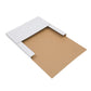 100 White Record Mailers 12.5x12.5 12" Vinyl LP Shipping Boxes Variable Depth