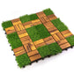 Acacia Wood Deck Tile Interlocking Flooring Waterproof Tiles Outdoor Patio 12x12