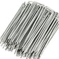 8 Inch Galvanized Landscape Fabric Staples 11 Gauge Garden Weed Barrier Pins 100Pk