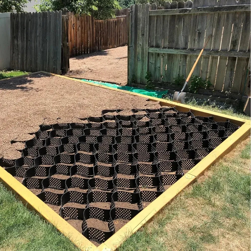 Geo Grid 10ft x 16.5ft Geocell Gravel Driveway Ground Stabilizer 165 Sq Ft