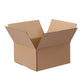 100 Pack 8x8x4 Shipping Boxes Corrugated Cardboard Mailing Packing Cartons Bulk