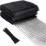 7.5 x 65 Ft Plastic Deer Netting Garden Fence Anti Bird Mesh With Cable Ties New