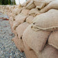 14x26 Burlap Sandbag Natural Jute Empty Flood Barrier Sack with Tie 1PC
