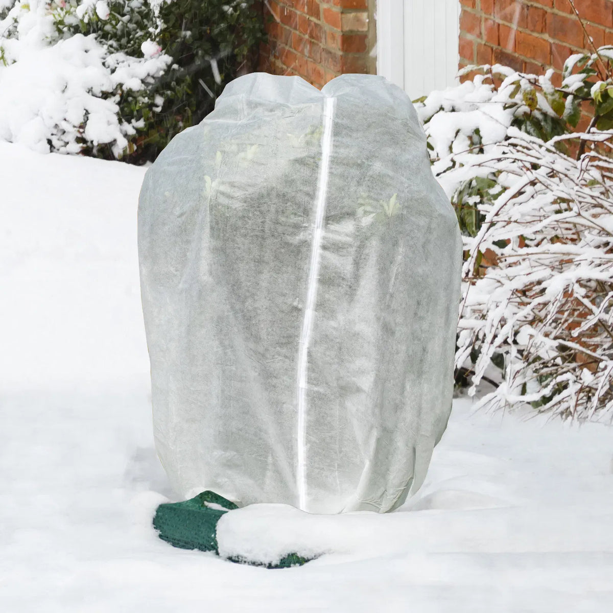 84x72in Plant Frost Cover Zipper Breathable Winter Tree Shrub Freeze Protection