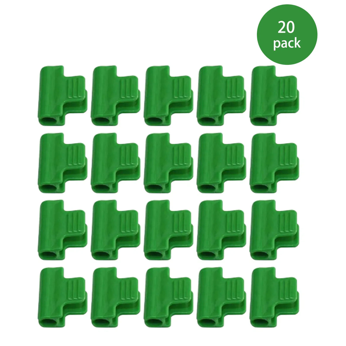 20PCS 16mm Greenhouse Pipe Clips Row Cover Netting Film Garden Hoop Clamps
