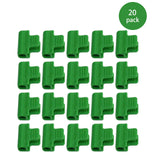 20PCS 16mm Greenhouse Pipe Clips Row Cover Netting Film Garden Hoop Clamps