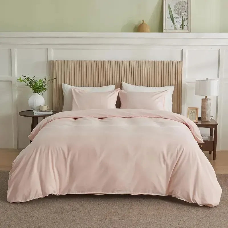 Duvet Cover Set Twin Queen Ultra Soft Luxury Hidden Zipper Corner Ties Bedding