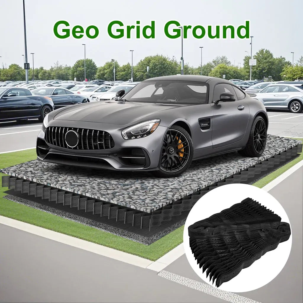 6.5x13 FT Geocell Ground Grid Gravel Stabilizer Driveway Slope Erosion Control