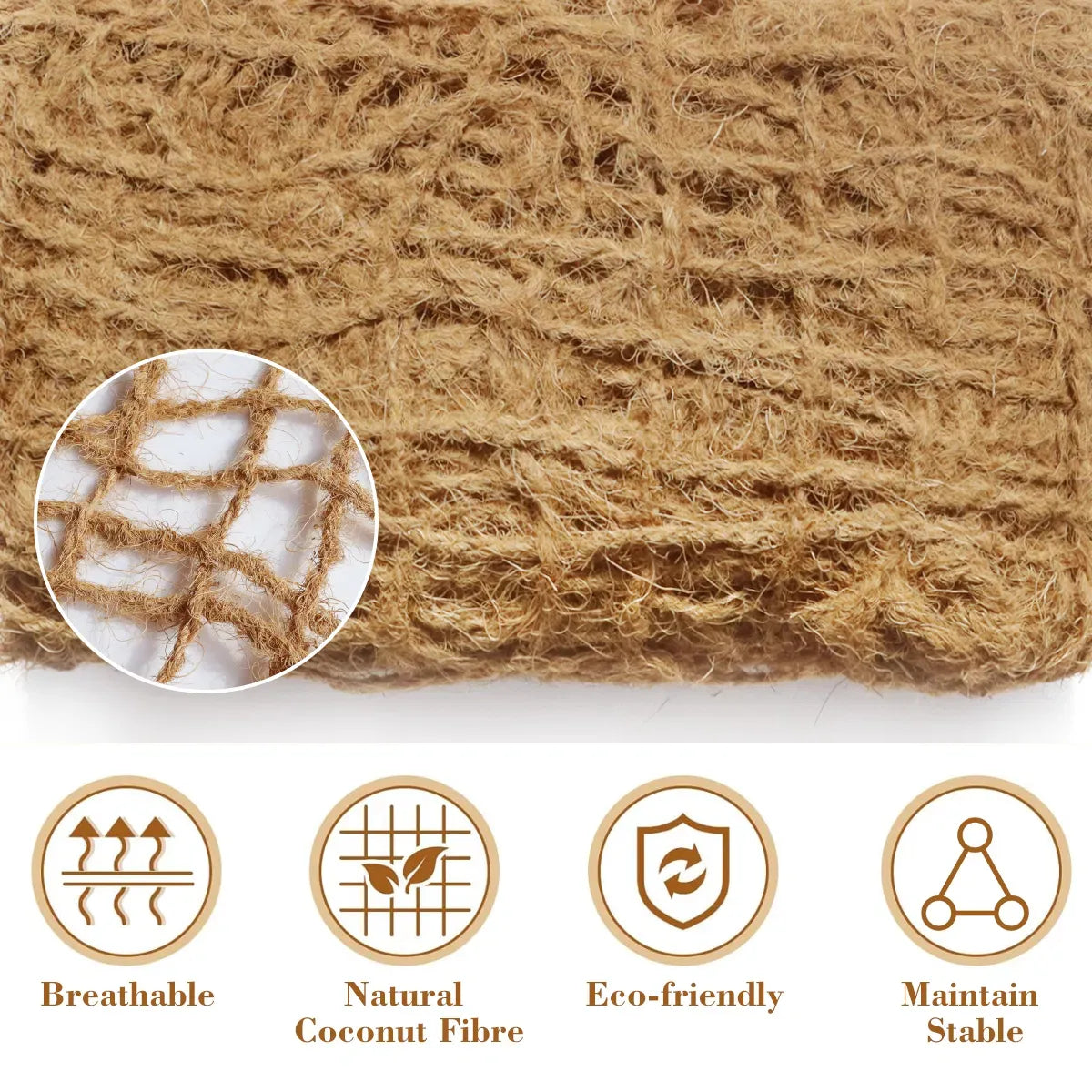 Coconut Coir Erosion Control Blanket 180g Slope Soil Stabilization Netting Roll