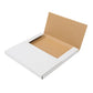 100 White Record Mailers 12.5x12.5 12" Vinyl LP Shipping Boxes Variable Depth