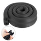 4 Pack 1/2in ID x 70in Pipe Insulation Foam Tube Black Outdoor Water Pipe Cover