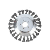 6 Inch Steel Wire Wheel Brush Cutter Weed Eater Grass Trimmer Head Garden Tool