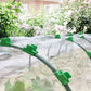 10PCS 16mm Greenhouse Hoop Clips Row Cover Netting Shade Cloth Clamps