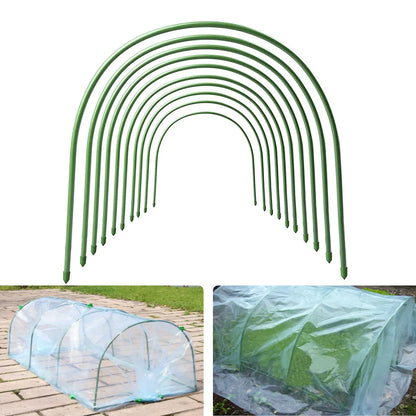 Greenhouse Hoops Garden Row Cover Support Stakes 4ft Steel Rustproof 6 12 Pack