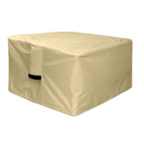 Waterproof Square Fire Pit Cover PVC Patio Fire Table Outdoor