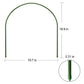 Greenhouse Hoops Garden Row Cover Support Stakes 4ft Steel Rustproof 6 12 Pack