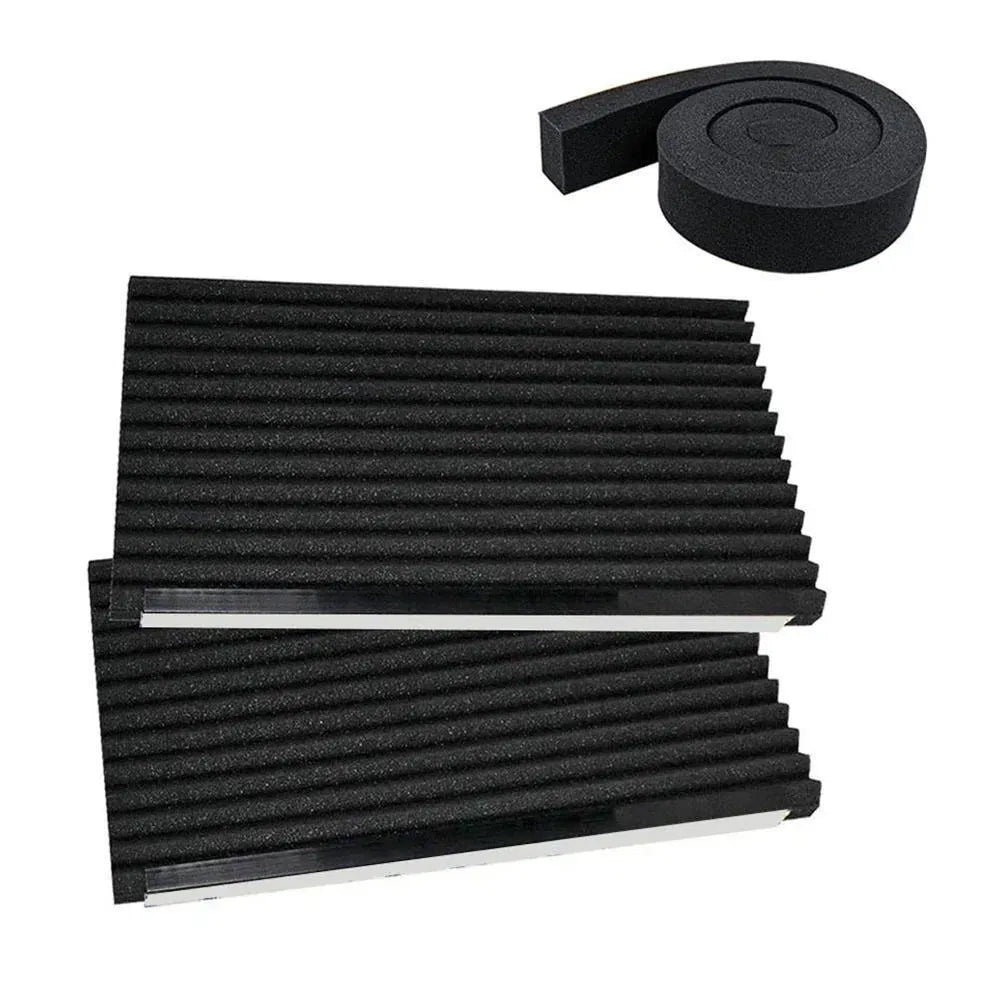 Black Foam Window AC Side Panels Insulation Kit With Air Conditioner Seal Strip
