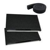 Black Foam Window AC Side Panels Insulation Kit With Air Conditioner Seal Strip