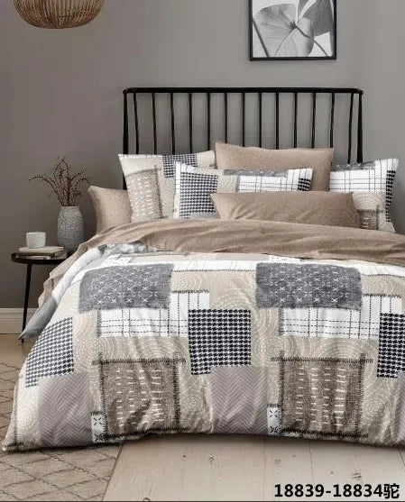 Twin Comforter Set 2 Piece Soft Microfiber All Season Quilted Luxury Bedding Set