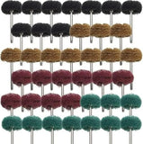 40 Pack 1 Inch Abrasive Wheel Buffing Polishing Wheel Set for Rotary Tool 1/8"