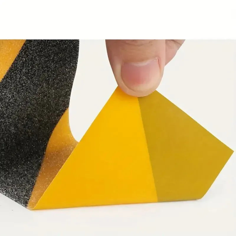2 Rolls Anti Slip Tape Black Yellow Non Skid Safety Grip 2in x 33ft Stair Floor