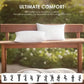 Throw Pillows Insert Cushion 2 Pack Ultra Soft Bed Couch Sofa Multi Size Pillows