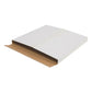 100 White Record Mailers 12.5x12.5 12" Vinyl LP Shipping Boxes Variable Depth